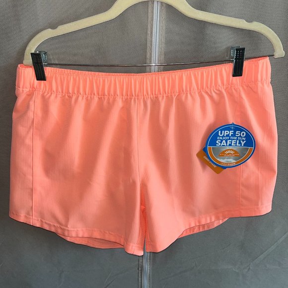 NWT Columbia Women's Shorts Size Medium, 4" inseam - Tamiami Pull On - Peach - Picture 6 of 9
